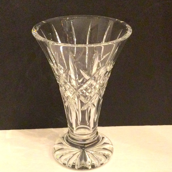 Waterford Accents Waterford Crystal Vase Fluted 9 Marked Poshmark